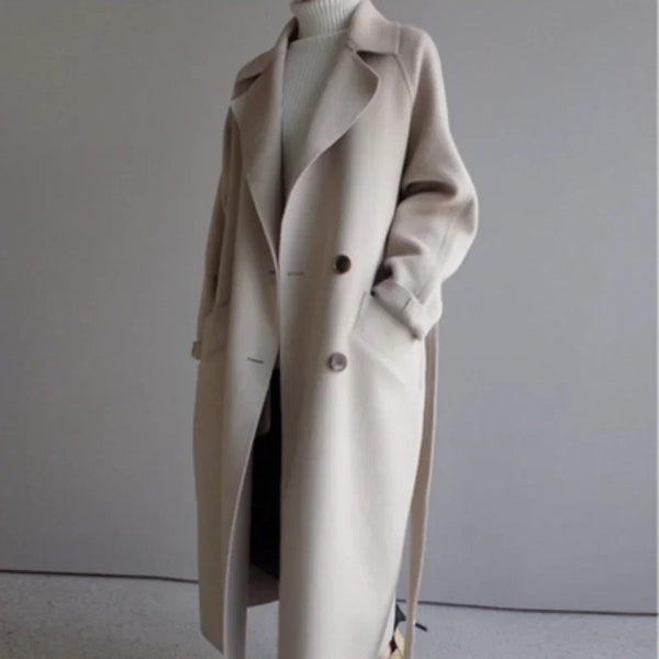 Selene | Casual coat with button closure