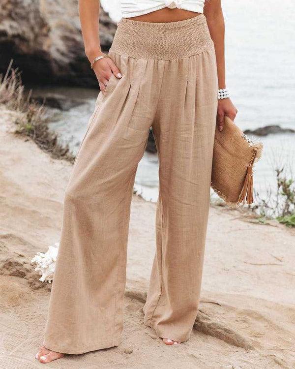 Carla® | Casual trousers with wide legs
